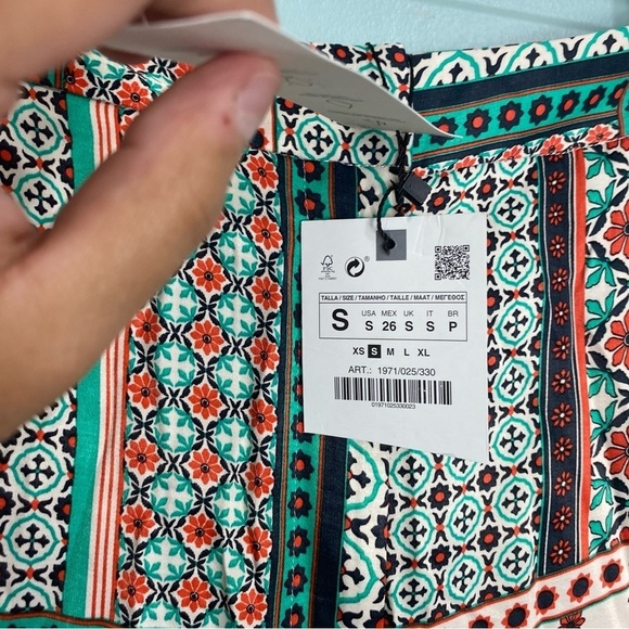 Zara Multicolor Patterned Jacket - Picture 8 of 11